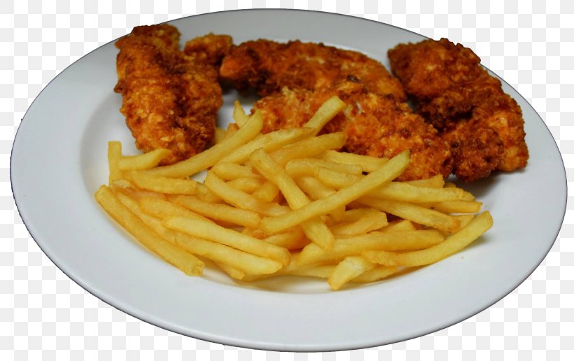 Fish And Chips French Fries Chicken Fingers Fried Chicken Fast Food, PNG, 2048x1290px, Fish And Chips, American Food, Baked Potato, Chicken And Chips, Chicken Fingers Download Free
