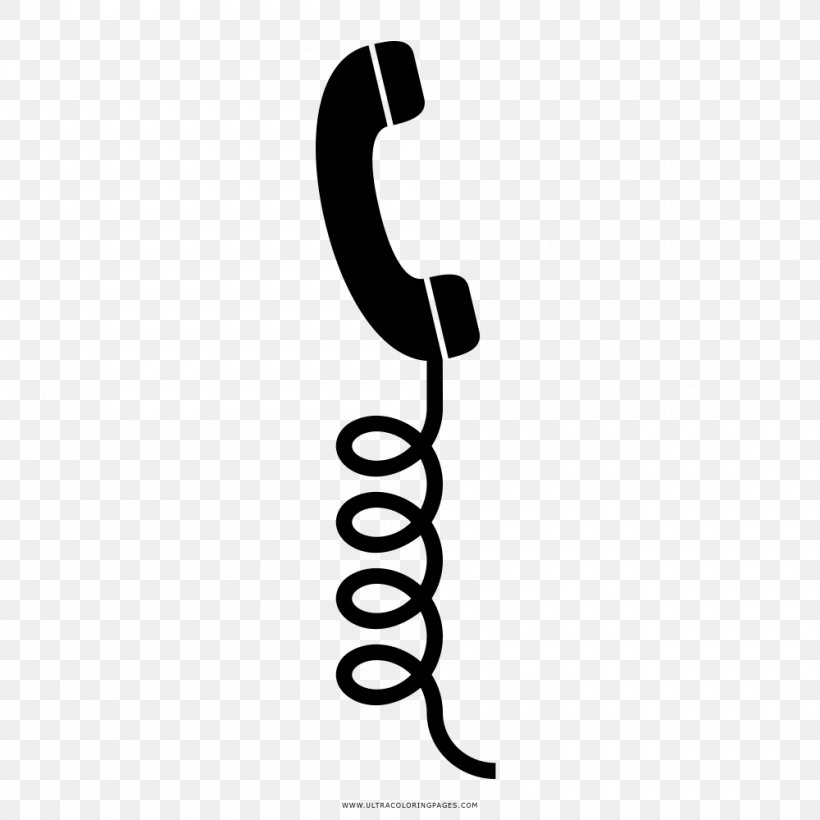 Telephone Line Drawing Public Switched Telephone Network Telecommunication, PNG, 1000x1000px, Telephone, Black, Black And White, Brand, Coloring Book Download Free