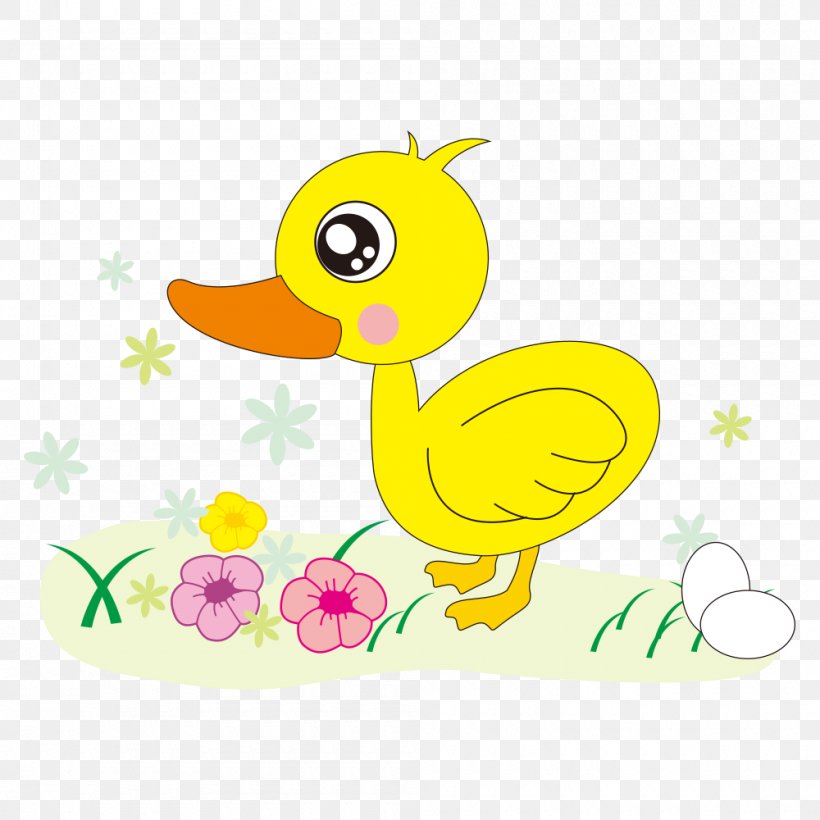 Duck Cartoon Clip Art, PNG, 1000x1000px, Duck, Art, Avatar, Beak, Bird Download Free