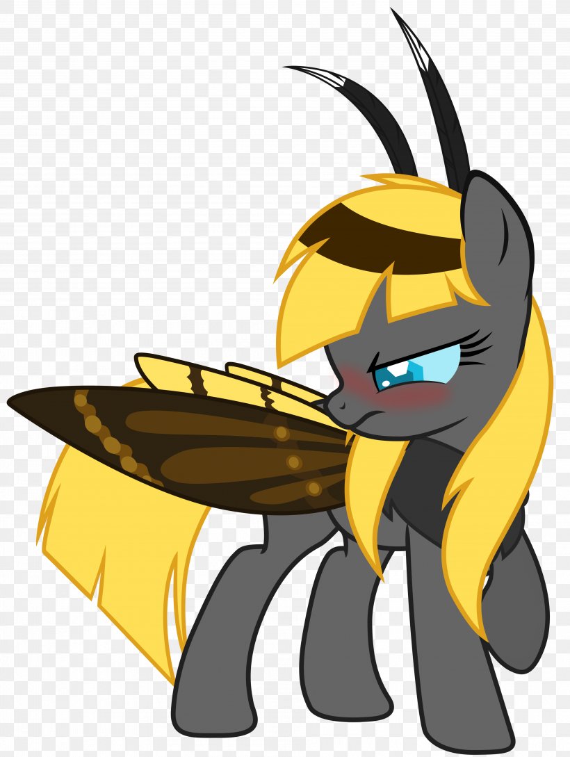 Pony Horse Honey Bee Moth Equestria, PNG, 3762x5000px, Pony, Animal, Bee, Cartoon, Changeling Download Free