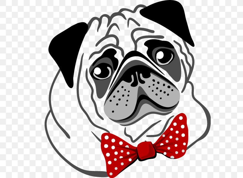 Pug Dog Breed Dalmatian Dog Puppy, PNG, 603x600px, Pug, Artwork, Black, Black And White, Carnivoran Download Free