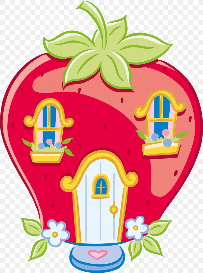 Strawberry Shortcake Strawberry Shortcake House Clip Art, PNG, 3443x4618px, Shortcake, Area, Art, Artwork, Fictional Character Download Free