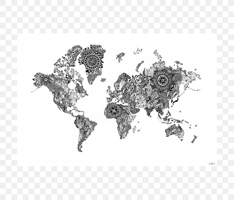World Map Globe Drawing, PNG, 700x700px, World, Amphibian, Art, Black And White, Cartography Download Free