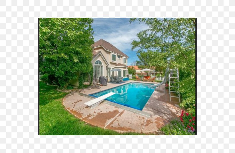 Backyard Swimming Pool Property Lawn, PNG, 800x533px, Backyard, Area, Cottage, Estate, Grass Download Free
