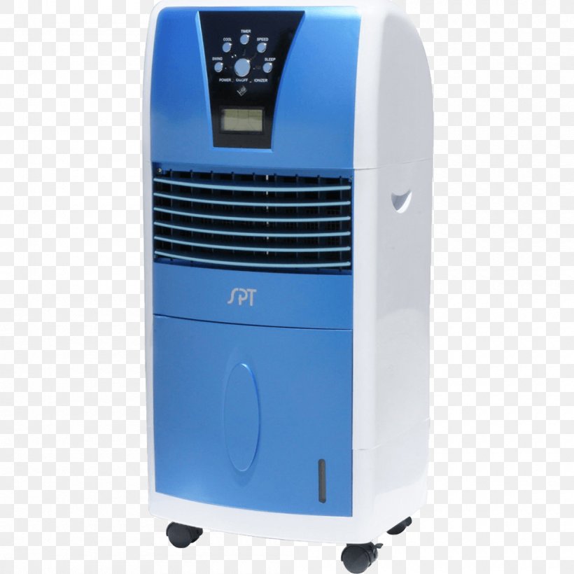 Evaporative Cooler Humidifier Air Conditioning Home Appliance, PNG, 1000x1000px, Evaporative Cooler, Air Conditioning, Air Cooling, Air Ioniser, Ceiling Fans Download Free