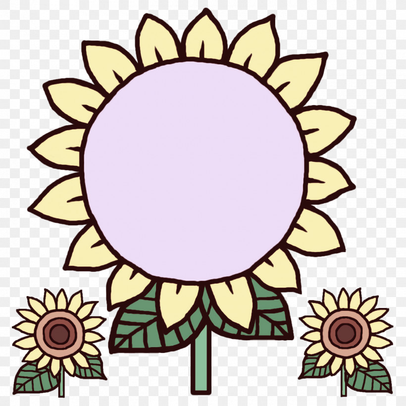 Flower Frame School Frame Kindergarten Frame, PNG, 1400x1400px, Flower Frame, Cartoon, Common Sunflower, Drawing, Floral Design Download Free