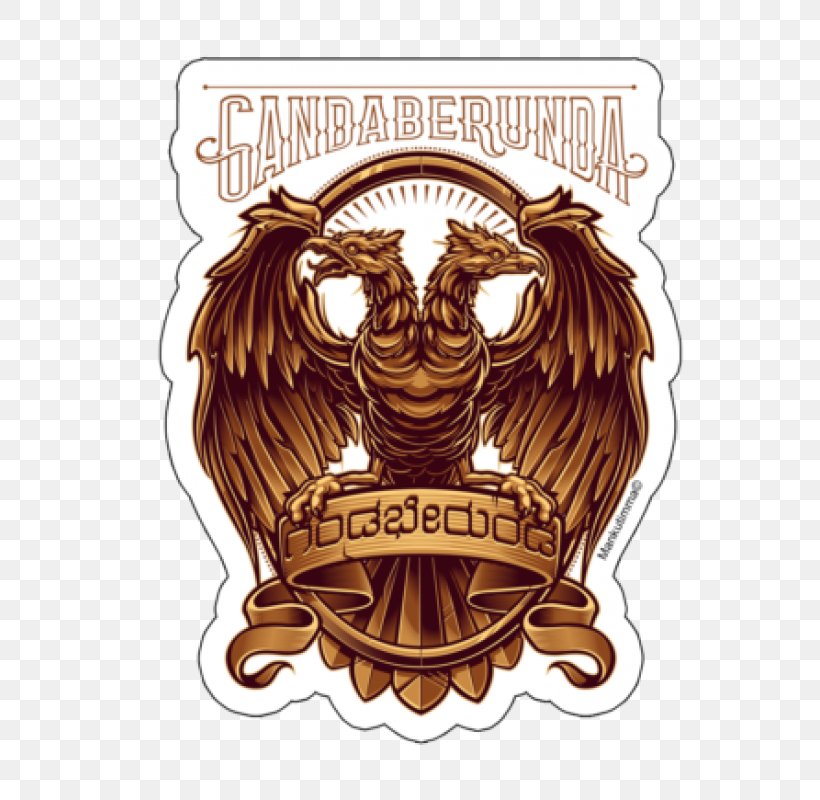 Gandaberunda Symbol Mankutimma Emblem, PNG, 800x800px, Gandaberunda, Badge, Bird, Bird Of Prey, Brand Download Free