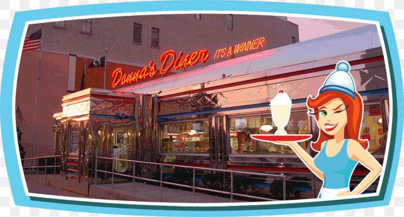 Modern Diner Donna's Diner Breakfast Cafe, PNG, 1000x538px, Breakfast, Cafe, Cuisine Of The United States, Diner, Dinner Download Free