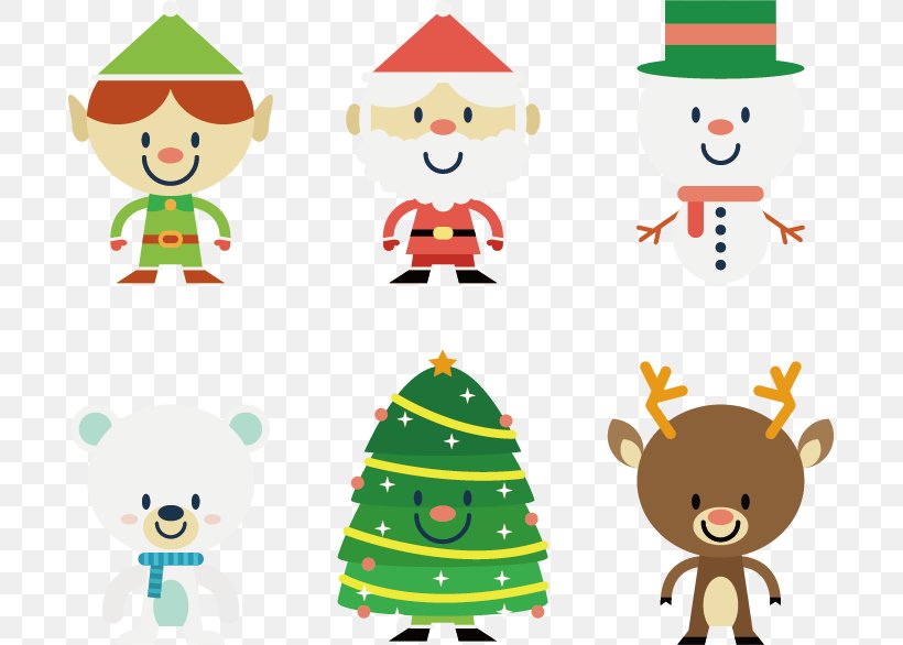 Santa Claus Reindeer Christmas, PNG, 695x586px, Santa Claus, Art, Cartoon, Christmas, Christmas Decoration Download Free