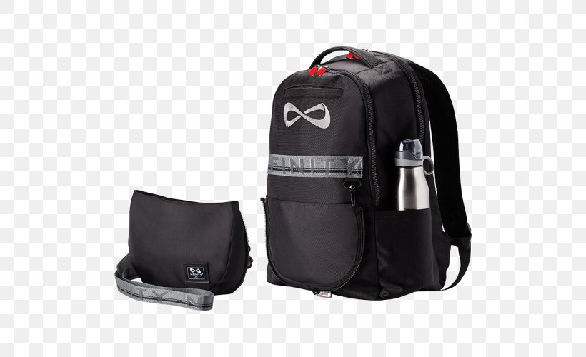 Bag Backpack Nfinity Athletic Corporation Nfinity Sparkle Cheerleading, PNG, 500x500px, Bag, Backpack, Baggage, Black, Brand Download Free