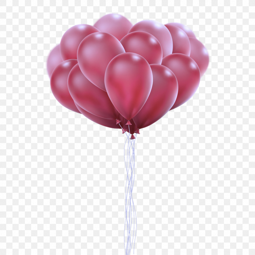 Balloon Party Globos Rojos Pink Luftballons Rot - Metallic (glänzend) Ø 30 Cm, PNG, 1024x1024px, Balloon, Anniversary, Birthday, Inflatable, Party Download Free
