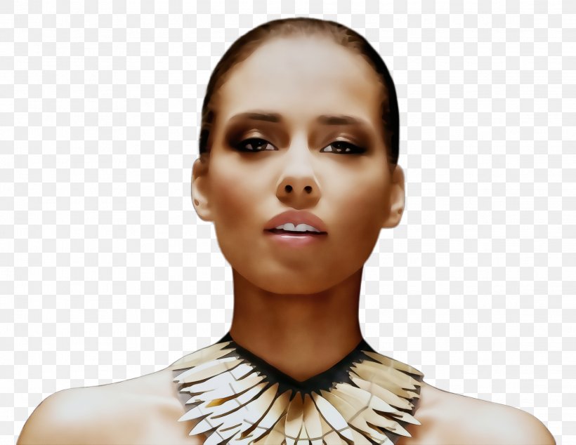 Face Hair Necklace Skin Neck, PNG, 2276x1760px, Watercolor, Beauty, Cheek, Chin, Face Download Free