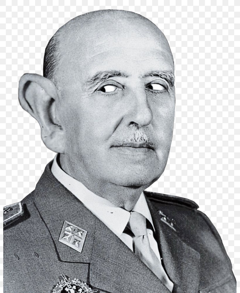 Francisco Franco Army Officer Spanish Civil War Generalissimo Kloktime, PNG, 797x1000px, Francisco Franco, Admiral, Army Officer, Black And White, Business Executive Download Free