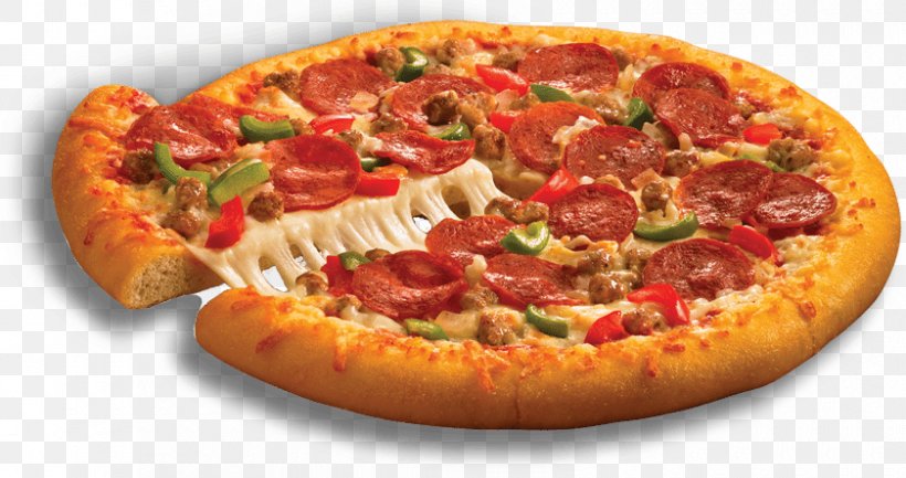 Domino's Pizza Take-out Italian Cuisine Tony's Place Italian Restaurant And Pizza, PNG, 840x444px, Pizza, American Food, California Style Pizza, Cuisine, Delivery Download Free