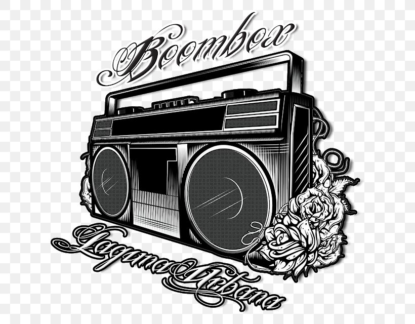 Boombox Logo Musical Instrument Accessory, PNG, 640x640px, Boombox, Automotive Design, Black And White, Brand, Car Download Free