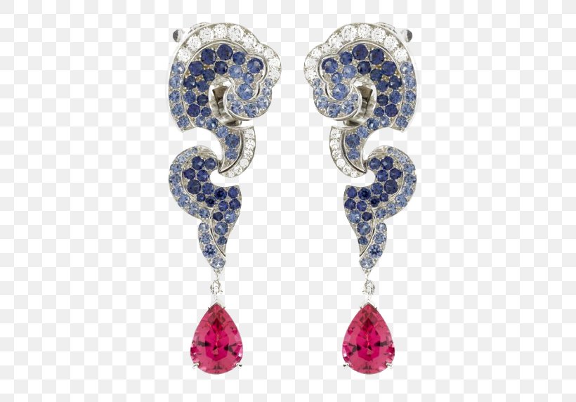 Earring Sapphire Jewellery Diamond Gemstone, PNG, 572x572px, Earring, Body Jewelry, Brooch, Bulgari, Cartier Download Free