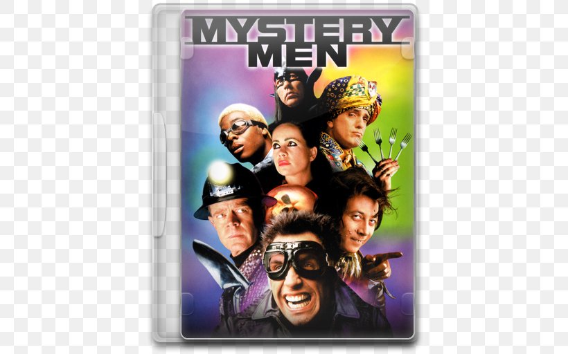 Mystery Men Blu-ray Disc William H. Macy Film Amazon.com, PNG, 512x512px, Mystery Men, Album Cover, Amazoncom, Ben Stiller, Bluray Disc Download Free