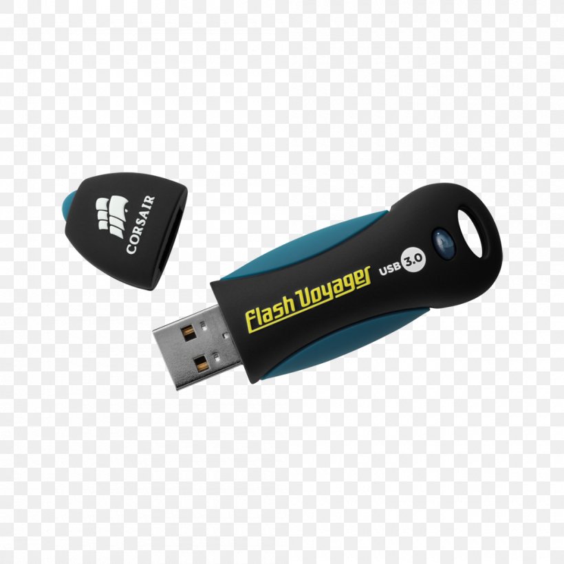 USB Flash Drives Corsair Flash Voyager 3.0 USB 3.0 Corsair Components, PNG, 1000x1000px, Usb Flash Drives, Computer Component, Computer Data Storage, Corsair Components, Data Storage Device Download Free