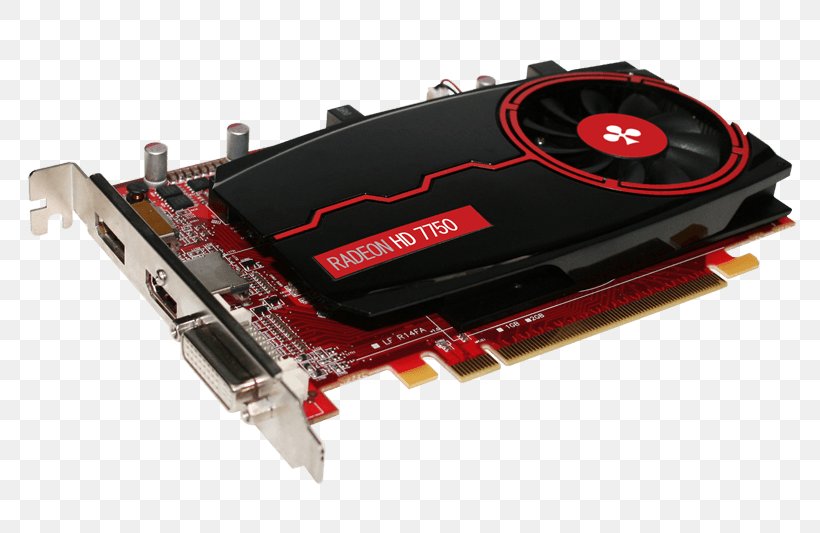 Graphics Cards & Video Adapters PowerColor AMD Radeon HD 7750 GDDR5 SDRAM, PNG, 800x533px, Graphics Cards Video Adapters, Advanced Micro Devices, Amd Radeon Hd 7750, Ati Technologies, Cable Download Free
