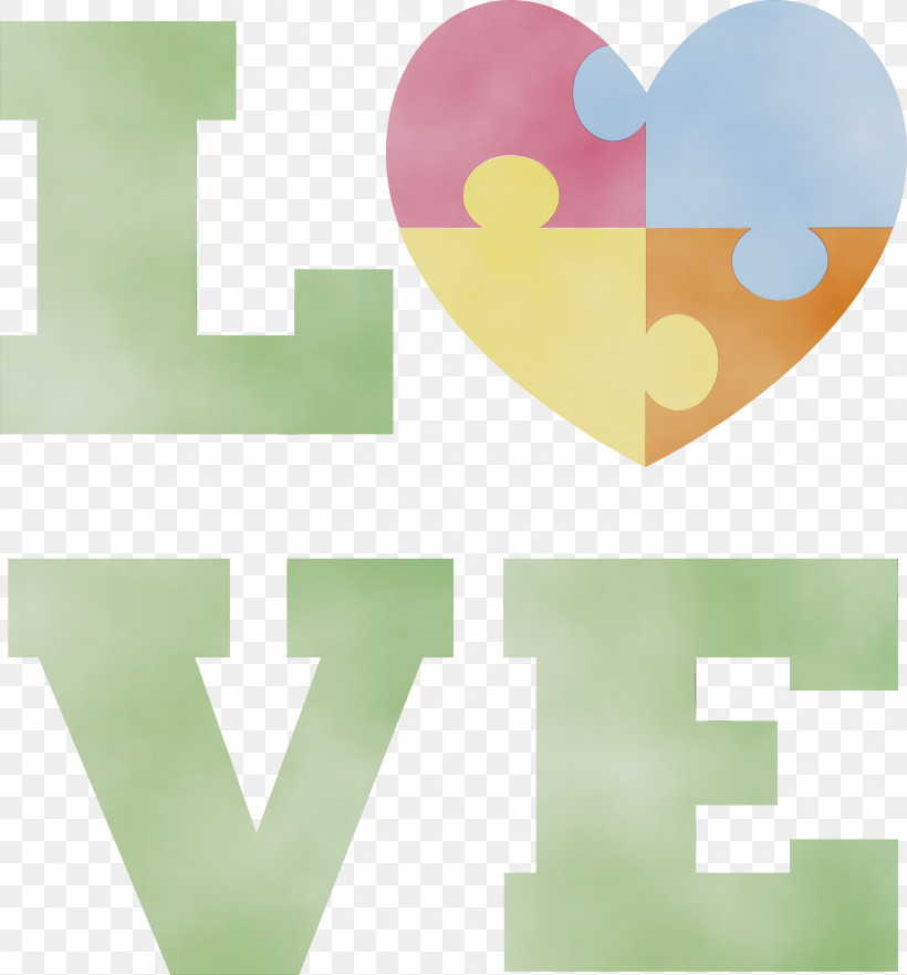 Heart Love Font Heart Logo, PNG, 2790x3000px, World Autism Awareness Day, Autism Awareness, Heart, Logo, Love Download Free