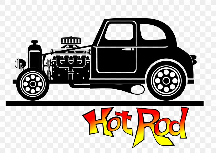 1932 Ford Car Hot Rod Clip Art, PNG, 2400x1697px, 1932 Ford, Art, Automotive Design, Automotive Exterior, Black And White Download Free