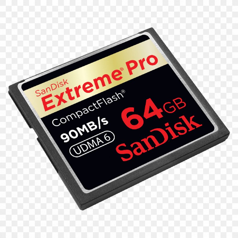 Flash Memory Cards CompactFlash SanDisk Computer Data Storage, PNG, 1000x1000px, Flash Memory Cards, Brand, Compactflash, Computer Data Storage, Computer Memory Download Free