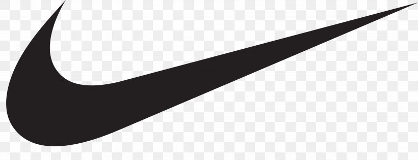 Nike Swoosh Logo Sneakers, PNG, 3596x1382px, Nike, Black, Black And White, Brand, Carolyn Davidson Download Free
