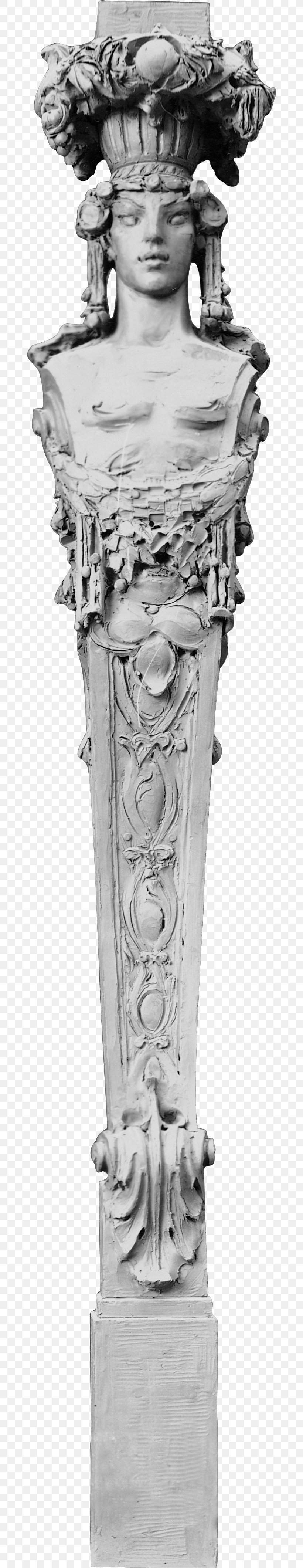 Sculpture Column Architecture Statue, PNG, 674x4241px, Sculpture, Architecture, Artifact, Artwork, Black And White Download Free