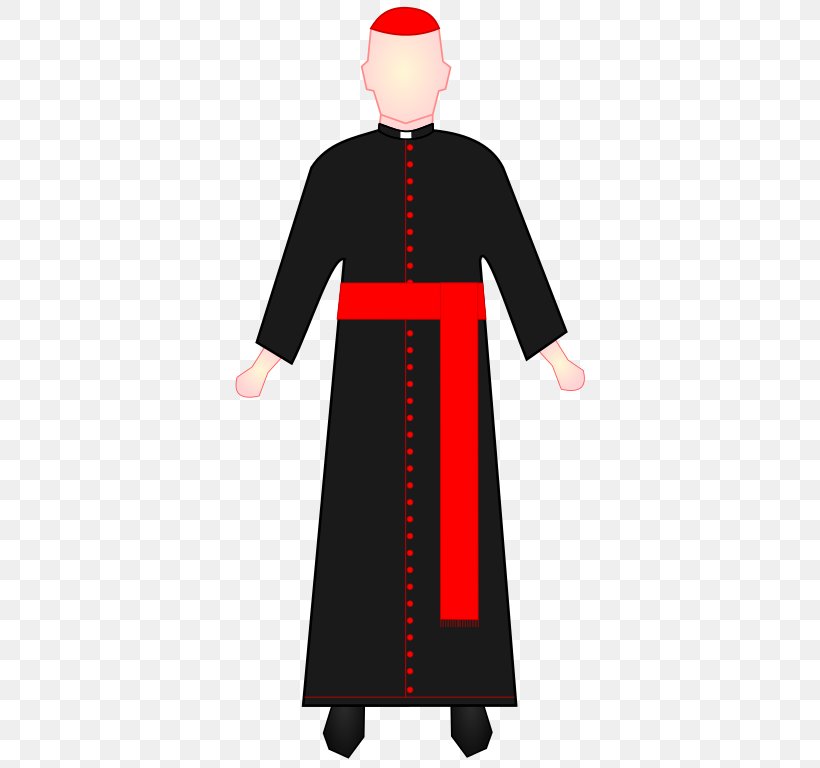 Cassock Cardinal Choir Dress Clergy Clerical Clothing, PNG, 358x768px, Cassock, Academic Dress, Archbishop, Bishop, Cardinal Download Free