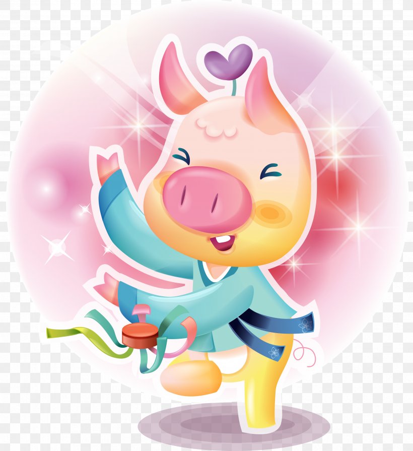 Domestic Pig Clip Art, PNG, 3448x3764px, Pig, Cdr, Domestic Pig, Fictional Character, Hogs And Pigs Download Free