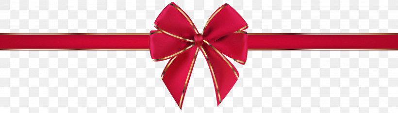 Red Ribbon Pink Gift Wrapping Present, PNG, 2999x854px, Red, Gift Wrapping, Pink, Present, Ribbon Download Free