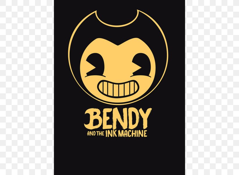 T-shirt Logo Smiley Bendy And The Ink Machine Brand, PNG, 600x600px, Tshirt, Animal, Bendy And The Ink Machine, Black, Black M Download Free