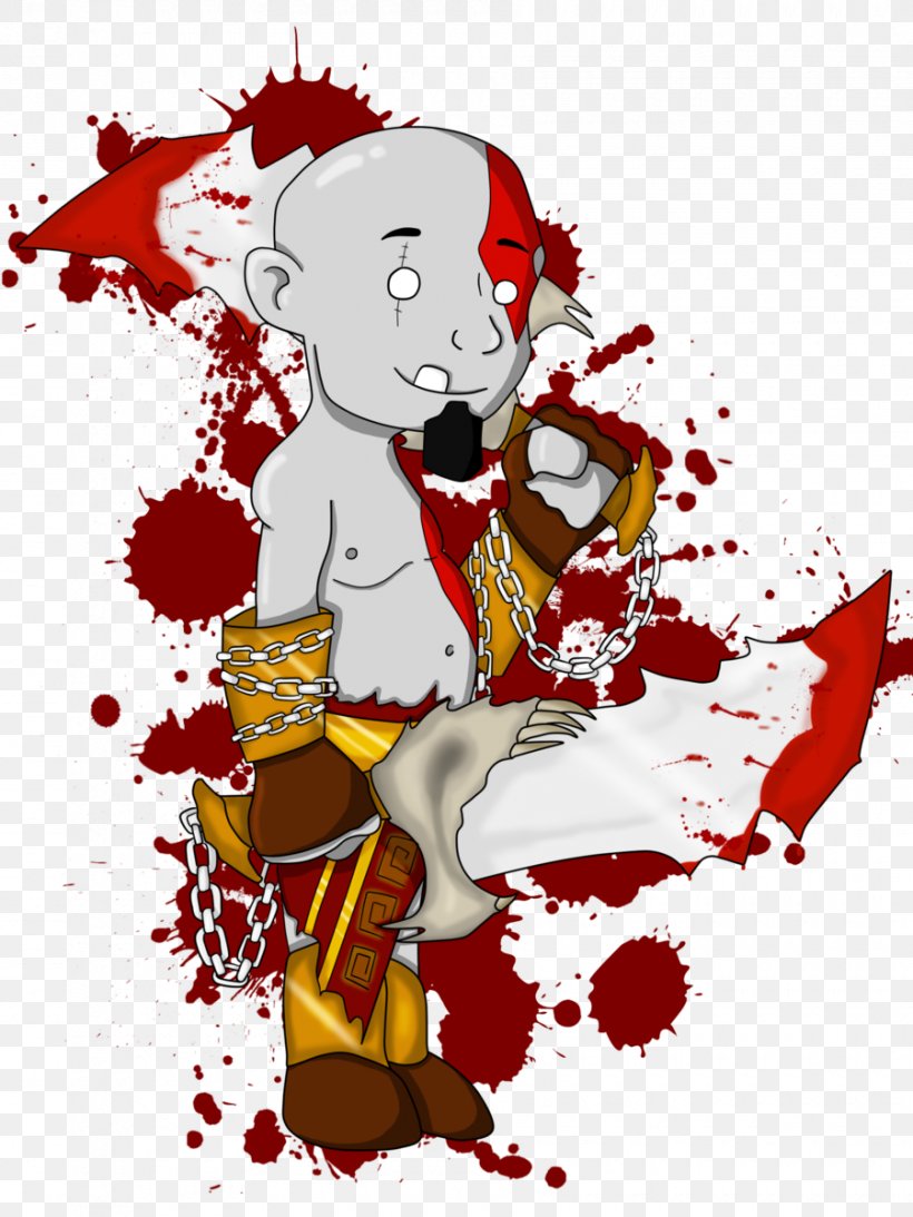 God Of War II Kratos Drawing Video Game, PNG, 900x1200px, Watercolor, Cartoon, Flower, Frame, Heart Download Free