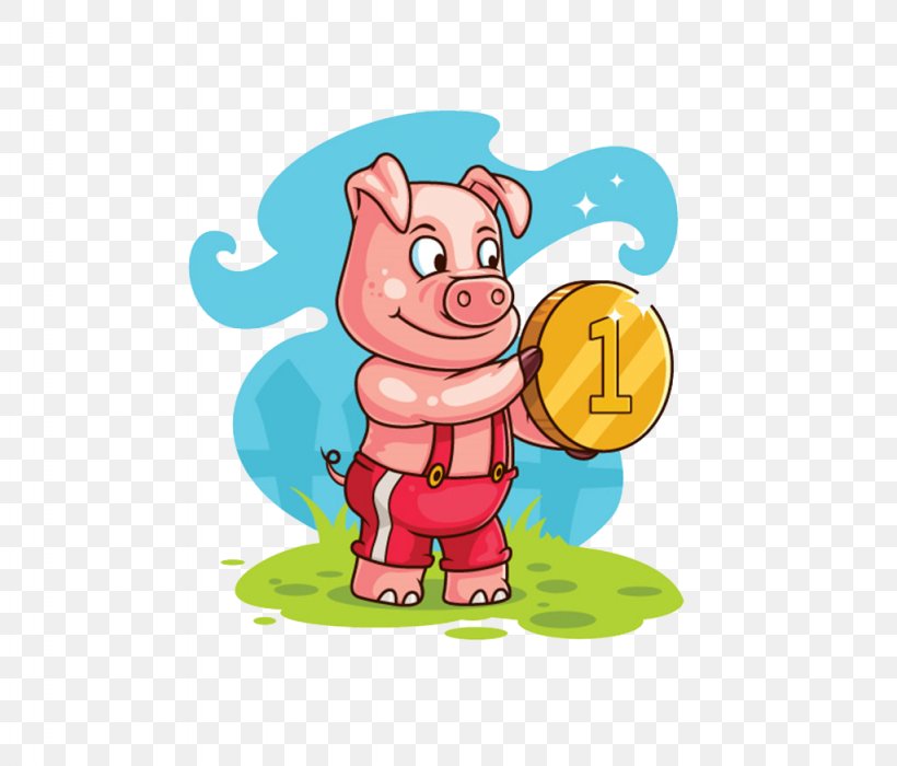 Porky Pig Domestic Pig Cartoon Illustration, PNG, 1024x875px, Porky Pig, Art, Cartoon, Domestic Pig, Drawing Download Free