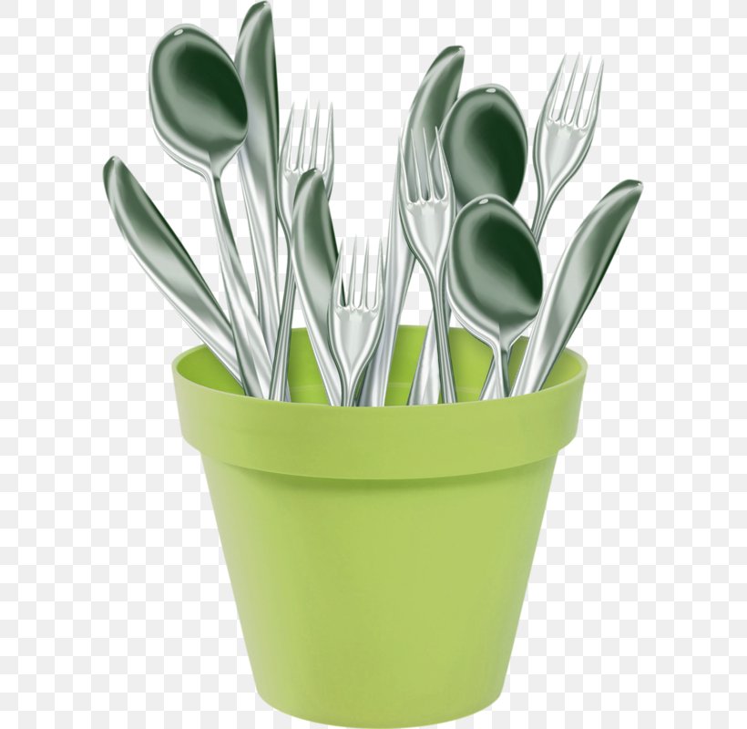 Fork Clip Art Image Spoon, PNG, 595x800px, Fork, Cutlery, Flower, Flowerpot, Kitchen Download Free