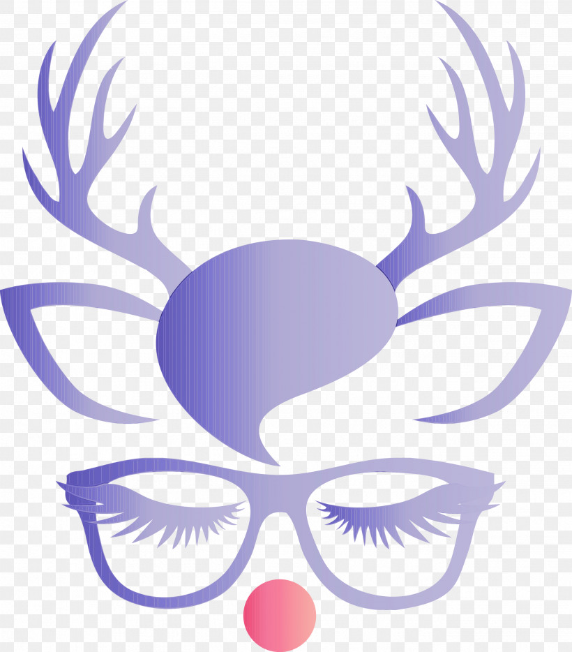 Glasses, PNG, 2632x3000px, Reindeer Face, Deer, Eye, Eyewear, Face Download Free