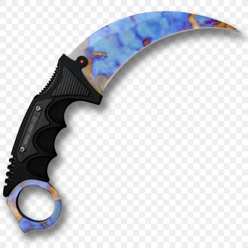 Hunting & Survival Knives Knife Counter-Strike: Global Offensive Utility Knives Karambit, PNG, 900x900px, Hunting Survival Knives, Blade, Butterfly Knife, Casehardening, Cold Weapon Download Free