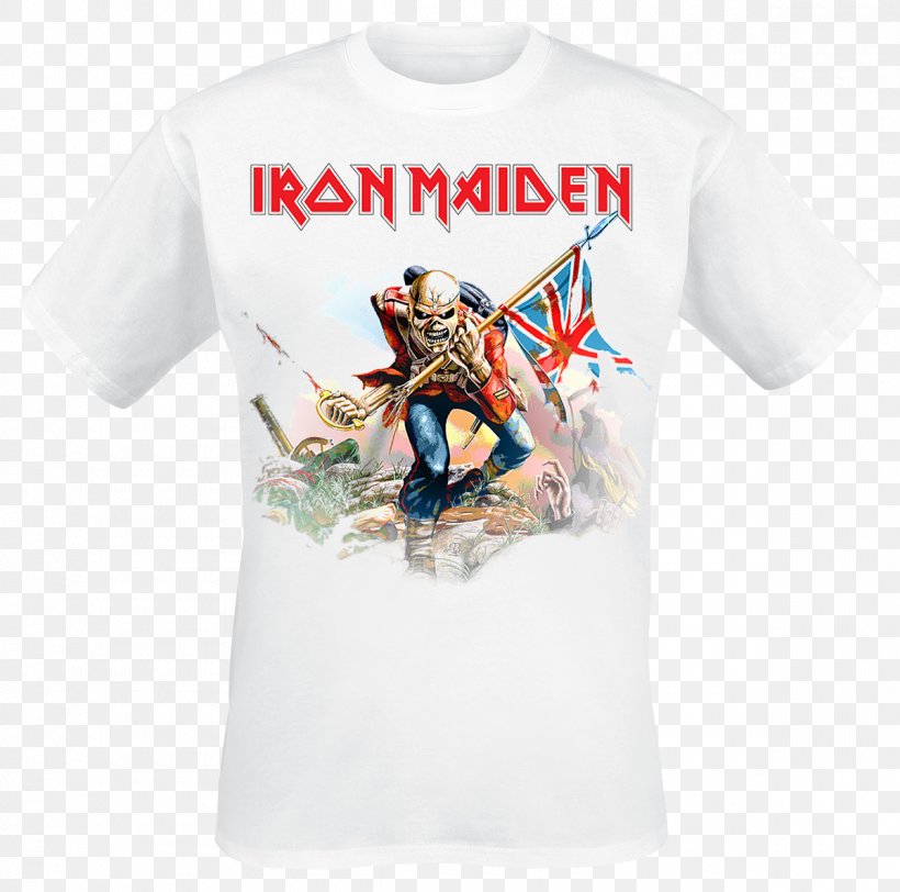 Long-sleeved T-shirt Iron Maiden The Trooper (Live Long Beach Arena), PNG, 1200x1189px, Tshirt, Active Shirt, Brand, Clothing, Crew Neck Download Free