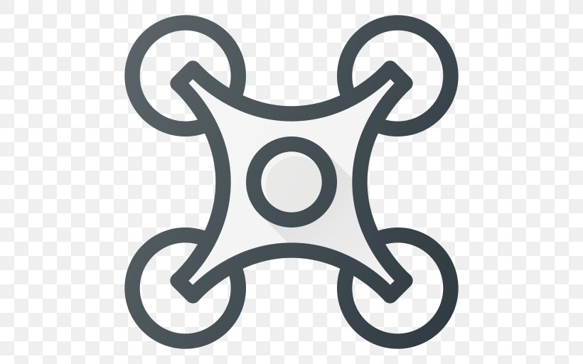 Quadcopter Symbol, PNG, 512x512px, Computer Software, Area, Black And White, Body Jewelry, Symbol Download Free