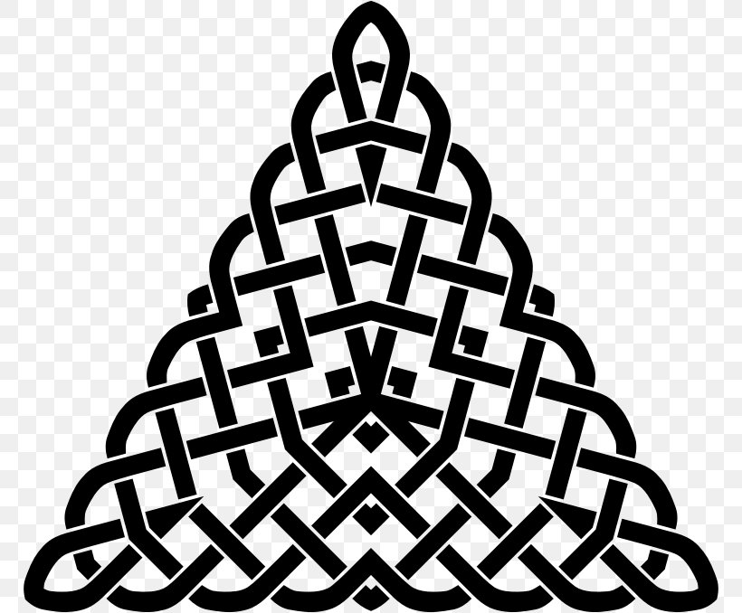 Celtic Knot Celts Triquetra Art, PNG, 768x678px, Celtic Knot, Art, Black And White, Celtic Cross, Celts Download Free