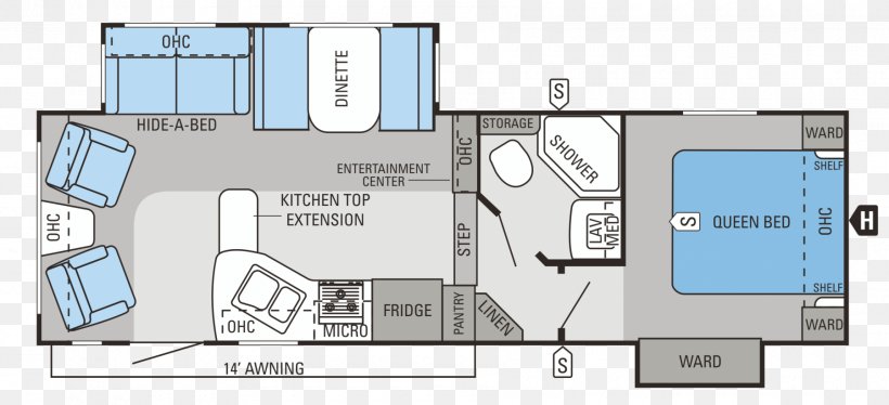 Floor Plan Jayco, Inc. Fifth Wheel Coupling Caravan Campervans, PNG, 1800x821px, Floor Plan, Architecture, Area, Brake, Bumper Download Free