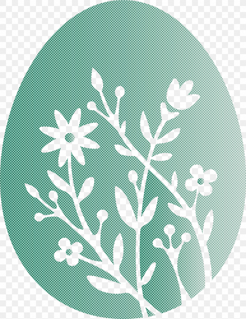 Floral Egg Easter Day, PNG, 2316x3000px, Floral Egg, Branch, Easter Day, Flower, Green Download Free