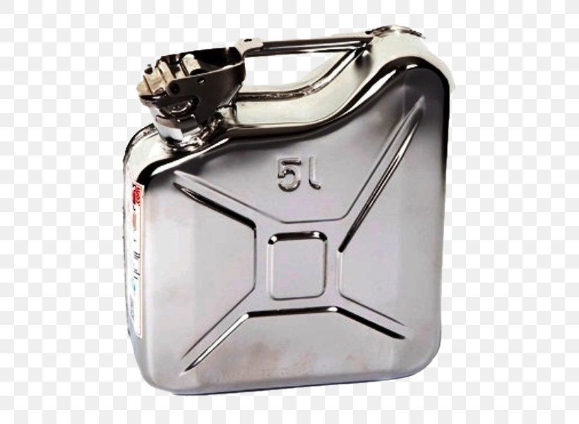 Jerrycan Tin Can Stainless Steel Gasoline Fuel, PNG, 600x600px, Jerrycan, Bottle, Container, Fuel, Gasoline Download Free