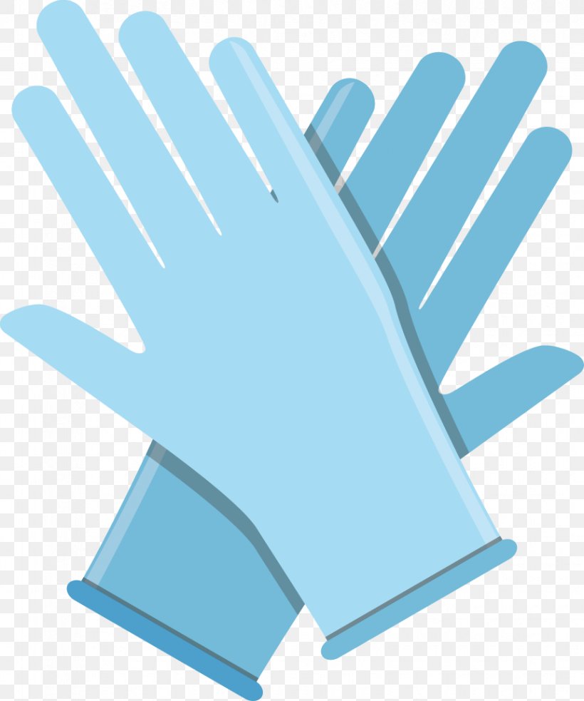 Medical Glove Euclidean Vector Disposable, PNG, 862x1034px, Medical Glove, Blue, Designer, Disposable, Drawing Download Free
