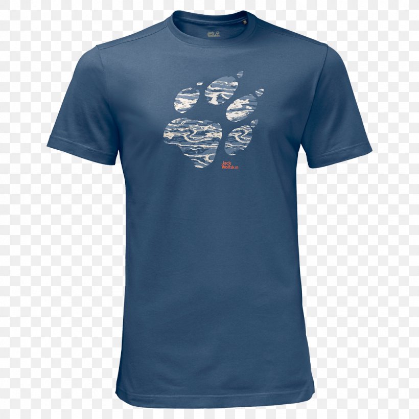 T-shirt Jack Wolfskin Organic Cotton Clothing, PNG, 1024x1024px, Tshirt, Active Shirt, American Apparel, Blue, Clothing Download Free