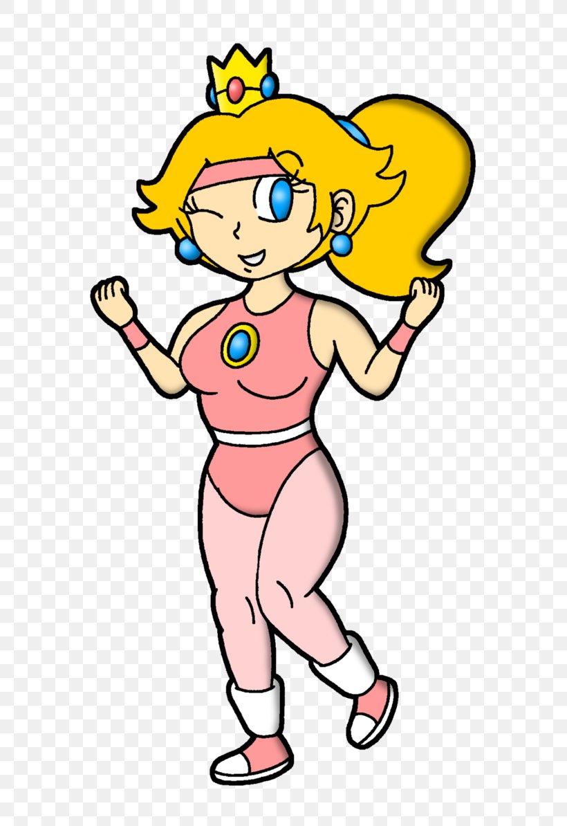 Wii Fit Princess Peach Christmas Aerobics Art, PNG, 669x1194px, Watercolor, Cartoon, Flower, Frame, Heart Download Free