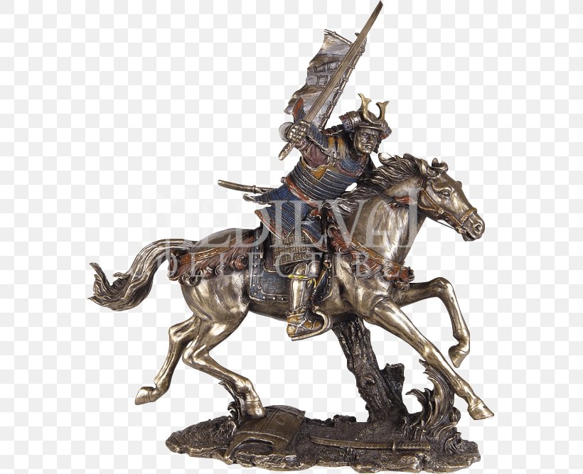 Bronze Sculpture Samurai Equestrian Statue, PNG, 667x667px, Bronze Sculpture, Ankokuji Ekei, Bronze, Bushido, Casting Download Free
