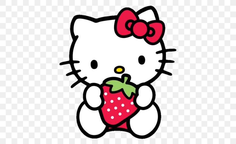 Hello Kitty Paper Sticker Decal, PNG, 500x500px, Watercolor, Cartoon, Flower, Frame, Heart Download Free