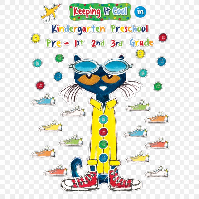 Pete The Cat Keeping It Cool Bbs Bulletin Boards Edupress Were Rocking In Our Learning Shoes Pete The Cat: I Love My White Shoes, PNG, 900x900px, Cat, Area, Bulletin Boards, Education, Learning Download Free
