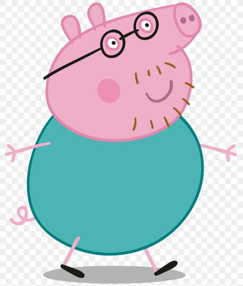Daddy Pig George Pig Clip Art, PNG, 1360x1600px, Daddy Pig, Animated Cartoon, Animated Series, Animation, Cartoon Download Free